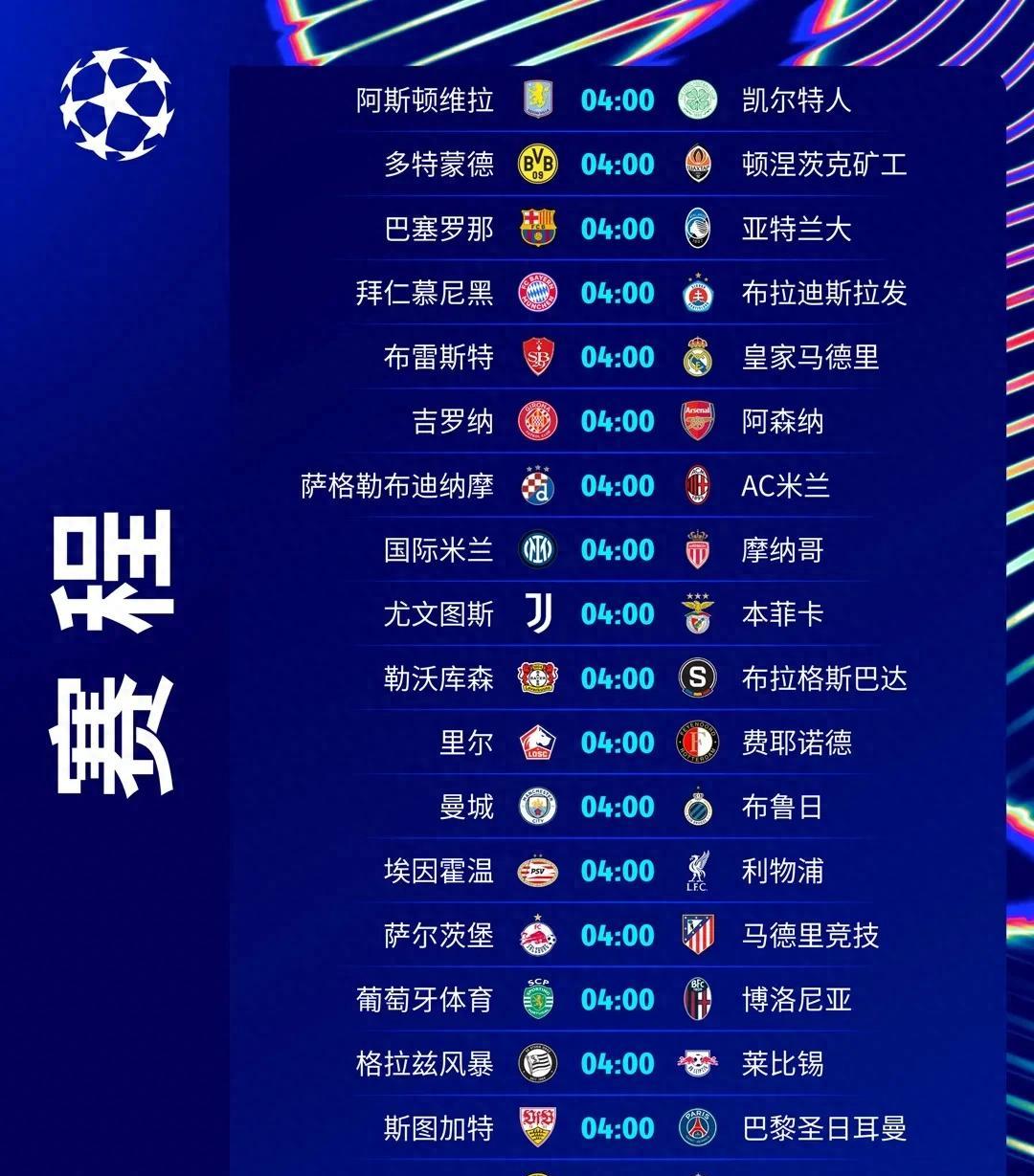 欧冠强抽签公布，豪门交锋争夺出线权